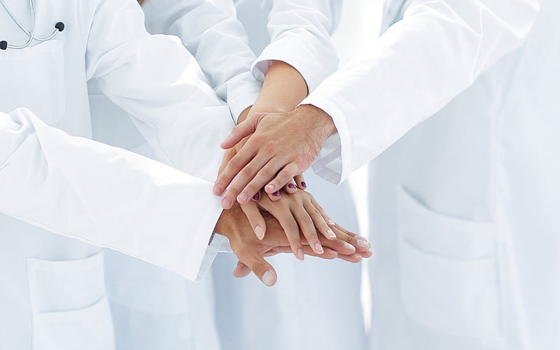 HD-wallpaper-team-of-doctors-medical-team-hands-of-doctors-team-of-scientists-doctors-team